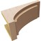Ekena Millwork 9"W x 18"D x 9"H Wide Rivera Rough Cedar Woodgrain TimberThane Corbel, Primed Tan CORUR09X18X09RIVRCPR - alternate 5